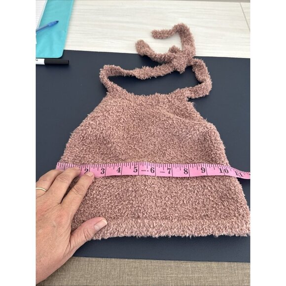 Skims women’s halter crop top cocoa new - Picture 14 of 16